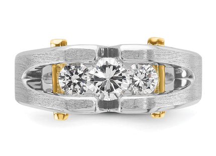 14k Two-tone Rings Style B63434 - Classique Jewelry Inc.