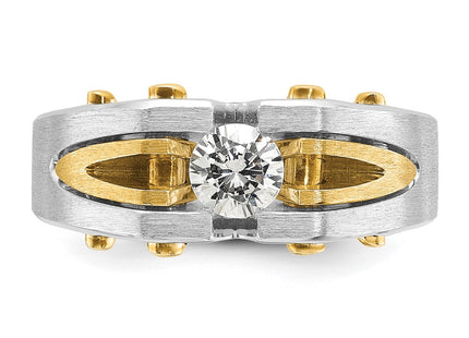 14k Two-tone Rings Style B63439 - Classique Jewelry Inc.