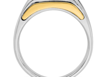 14k Two-tone Rings Style B63471A - Classique Jewelry Inc.