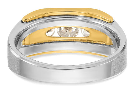 14k Two-tone Rings Style B63471A - Classique Jewelry Inc.