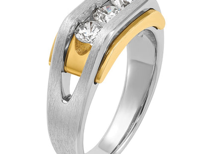14k Two-tone Rings Style B63471A - Classique Jewelry Inc.