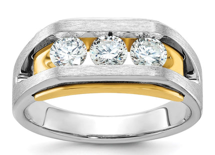 14k Two-tone Rings Style B63471A - Classique Jewelry Inc.