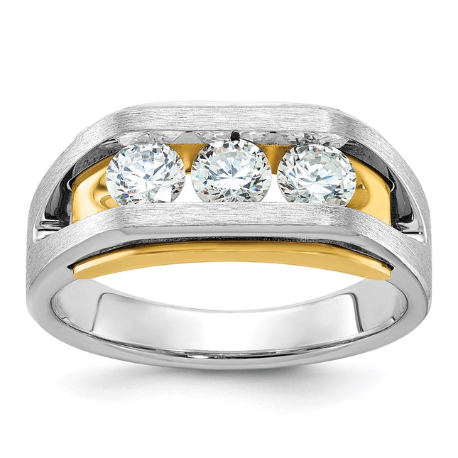 14k Two-tone Rings Style B63471A - Classique Jewelry Inc.