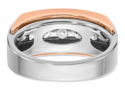 14K White/Rose Gold Rings Style B63475 - Classique Jewelry Inc.