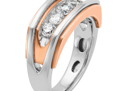 14K White/Rose Gold Rings Style B63475 - Classique Jewelry Inc.