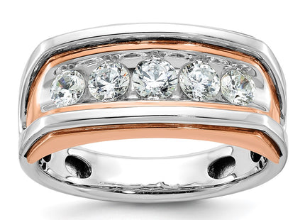 14K White/Rose Gold Rings Style B63475 - Classique Jewelry Inc.