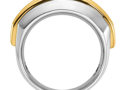 14k Two-tone Rings Style B63518 - Classique Jewelry Inc.