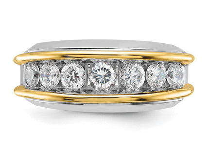14k Two-tone Rings Style B63518 - Classique Jewelry Inc.