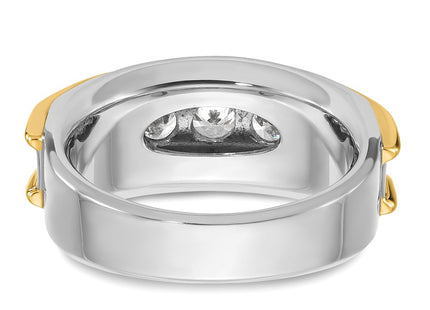 14k Two-tone Rings Style B63518 - Classique Jewelry Inc.