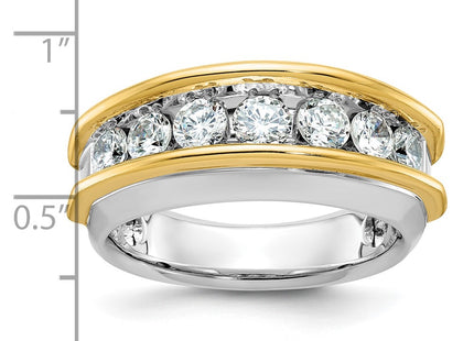 14k Two-tone Rings Style B63518 - Classique Jewelry Inc.
