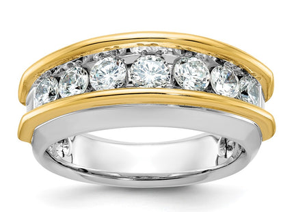 14k Two-tone Rings Style B63518 - Classique Jewelry Inc.