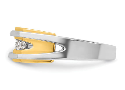 14k Two-tone Rings Style B63527 - Classique Jewelry Inc.