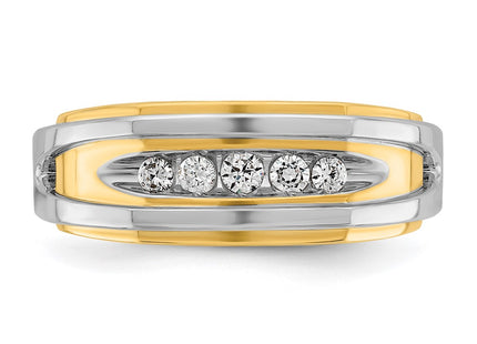 14k Two-tone Rings Style B63527 - Classique Jewelry Inc.