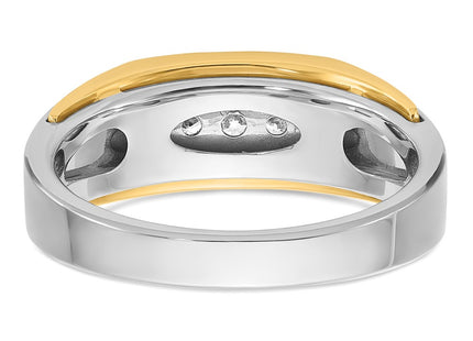 14k Two-tone Rings Style B63527 - Classique Jewelry Inc.