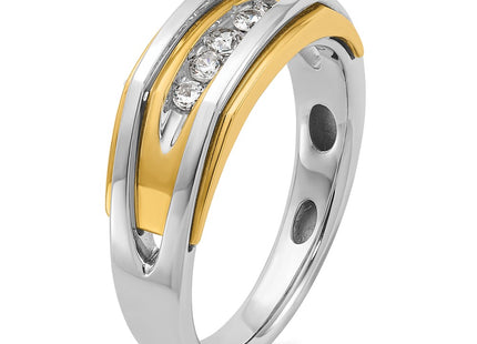 14k Two-tone Rings Style B63527 - Classique Jewelry Inc.