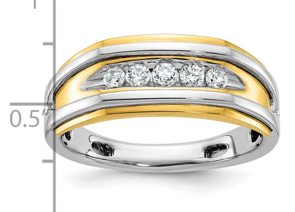 14k Two-tone Rings Style B63527 - Classique Jewelry Inc.