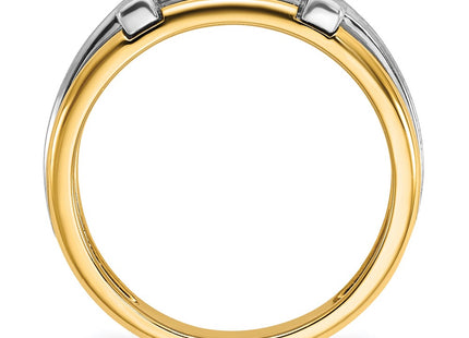 14k Two-tone Rings Style B63580 - Classique Jewelry Inc.