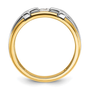14k Two-tone Rings Style B63580 - Classique Jewelry Inc.