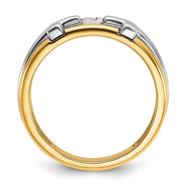 14k Two-tone Rings Style B63580 - Classique Jewelry Inc.