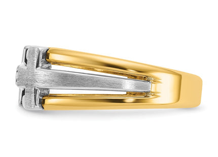 14k Two-tone Rings Style B63580 - Classique Jewelry Inc.