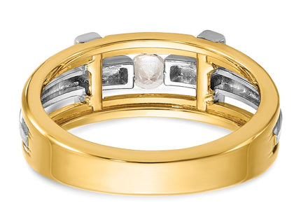 14k Two-tone Rings Style B63580 - Classique Jewelry Inc.