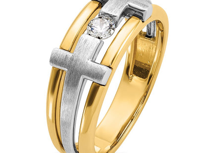 14k Two-tone Rings Style B63580 - Classique Jewelry Inc.
