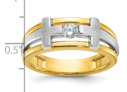 14k Two-tone Rings Style B63580 - Classique Jewelry Inc.