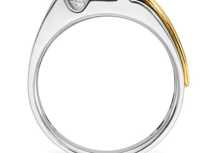 14k Two-tone Rings Style B63589 - Classique Jewelry Inc.