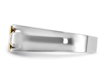 14k Two-tone Rings Style B63589 - Classique Jewelry Inc.