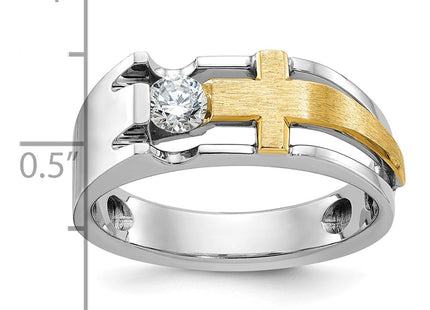 14k Two-tone Rings Style B63589 - Classique Jewelry Inc.