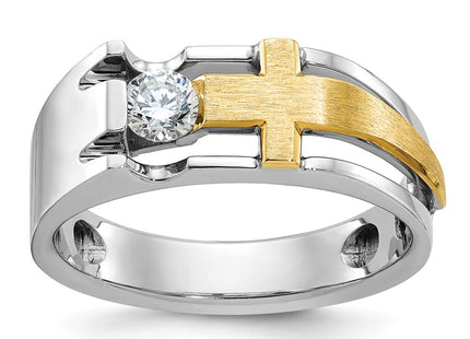 14k Two-tone Rings Style B63589 - Classique Jewelry Inc.