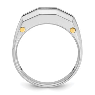 14k Two-tone Rings Style B63593 - Classique Jewelry Inc.