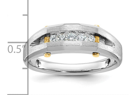 14k Two-tone Rings Style B63594 - Classique Jewelry Inc.