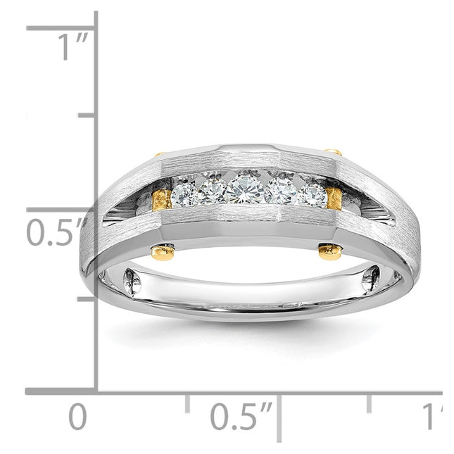 14k Two-tone Rings Style B63594 - Classique Jewelry Inc.
