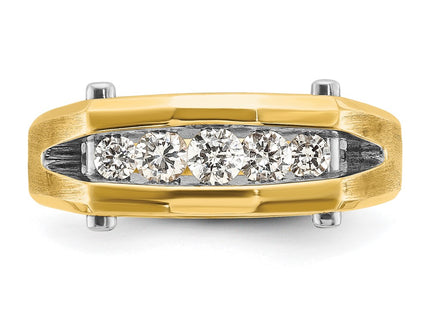 14k Two-tone Rings Style B63599 - Classique Jewelry Inc.