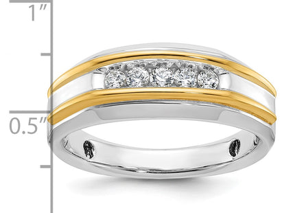 14k Two-tone Rings Style B63684 - Classique Jewelry Inc.