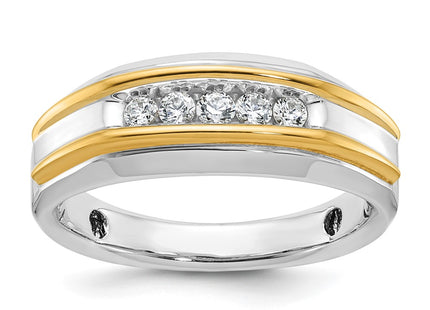 14k Two-tone Rings Style B63684 - Classique Jewelry Inc.
