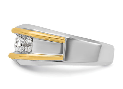 14k Two-tone Rings Style B63686 - Classique Jewelry Inc.