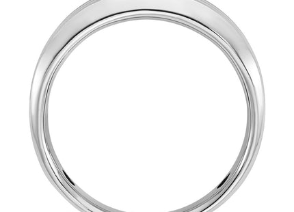 14K white gold diamond ring, alternate view