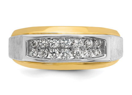 14k Two-tone Rings Style B63694 - Classique Jewelry Inc.