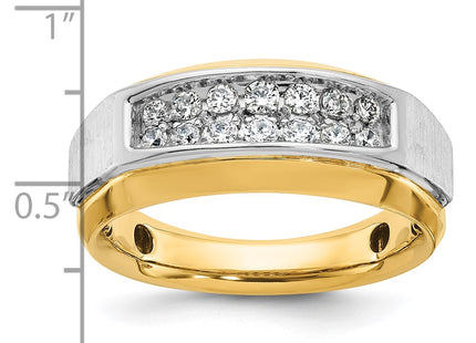 14k Two-tone Rings Style B63694 - Classique Jewelry Inc.