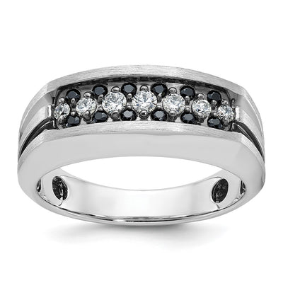 14K white gold diamond ring