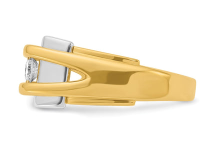 14k Two-tone Rings Style B63737 - Classique Jewelry Inc.