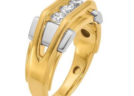 14k Two-tone Rings Style B63737 - Classique Jewelry Inc.