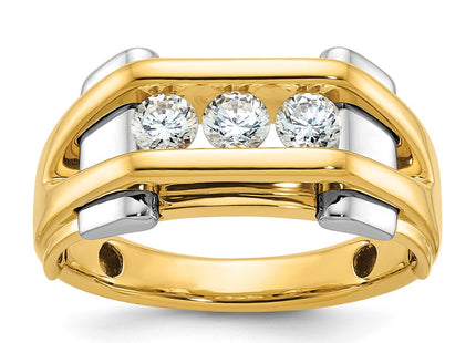 14k Two-tone Rings Style B63737 - Classique Jewelry Inc.