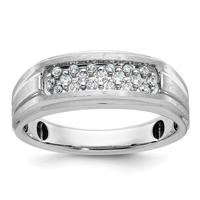 14k White Gold Rings Style B63754 - Classique Jewelry Inc.