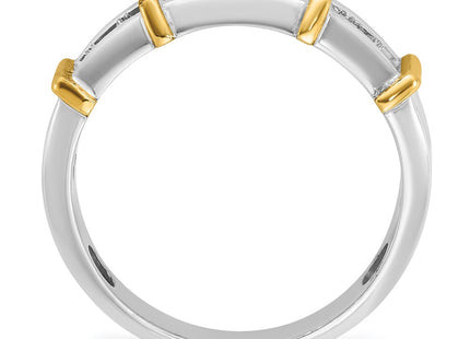 14k Two-tone Rings Style B63763 - Classique Jewelry Inc.