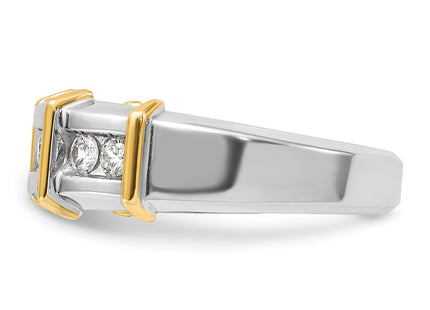 14k Two-tone Rings Style B63763 - Classique Jewelry Inc.