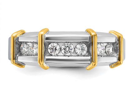 14k Two-tone Rings Style B63763 - Classique Jewelry Inc.