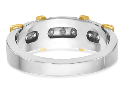14k Two-tone Rings Style B63763 - Classique Jewelry Inc.
